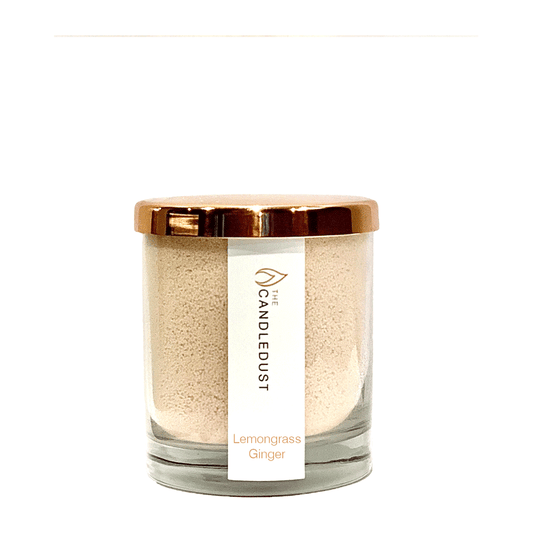 Jauhemainen lasikynttilä 160g (Lemongrass Ginger) - Kotikauppa