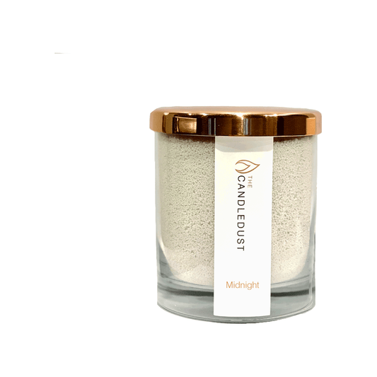 Jauhemainen lasikynttilä 160g (Midnight) - Kotikauppa