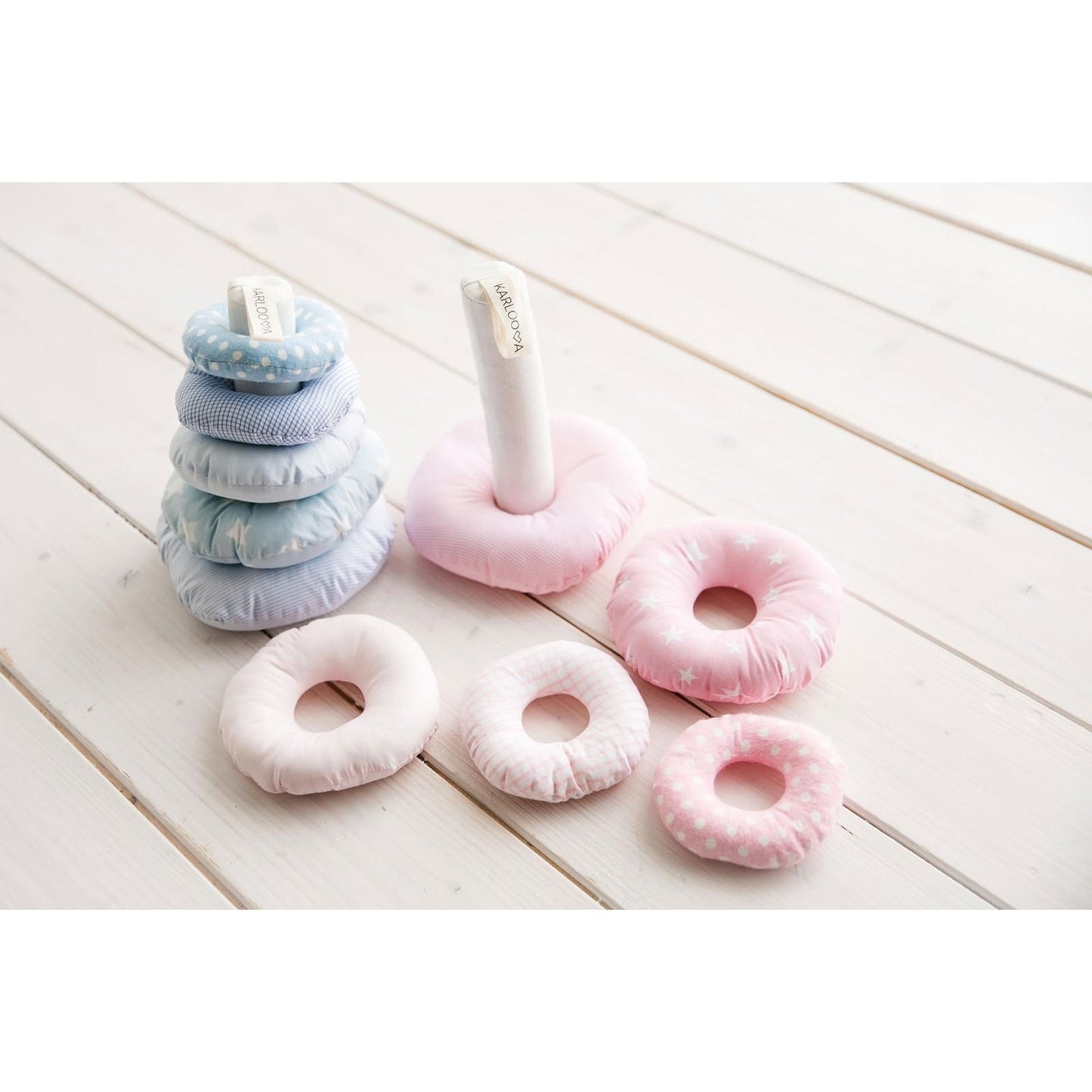 Jingling and Crinkling Tower for Babies - Kotikauppa