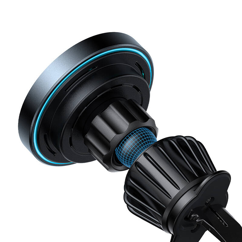 Joyroom JR-ZS240 Pro magnetic car holder with inductive charger, 15W (black) - Kotikauppa