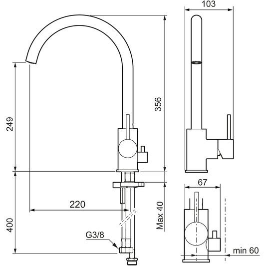 KEITTIÖHANA MORA 272151 INXX II PKV KROMI