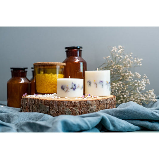 Käsintehty hajusteeton soijavahakynttilä