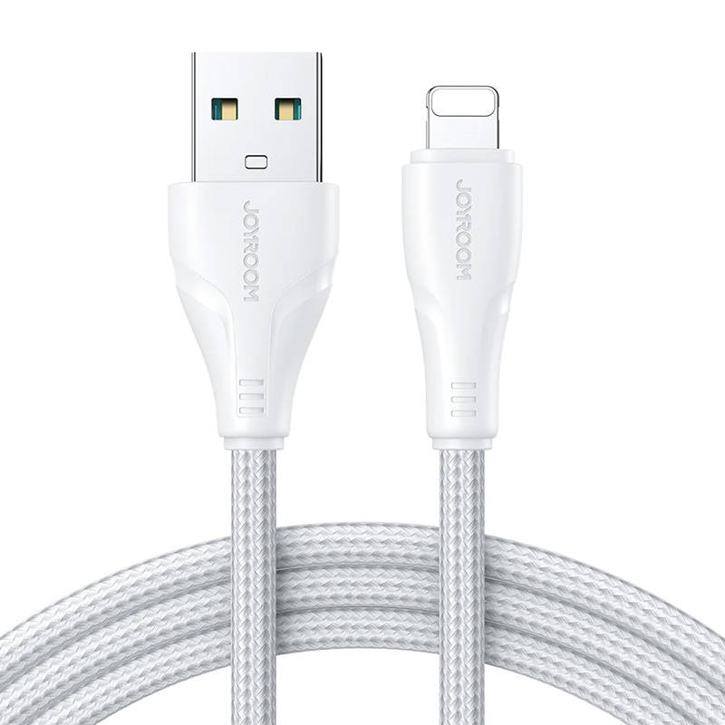 Kaapeli USB-A Surpass / Lightning / 3m Joyroom S-UL012A11 (white) - Kotikauppa