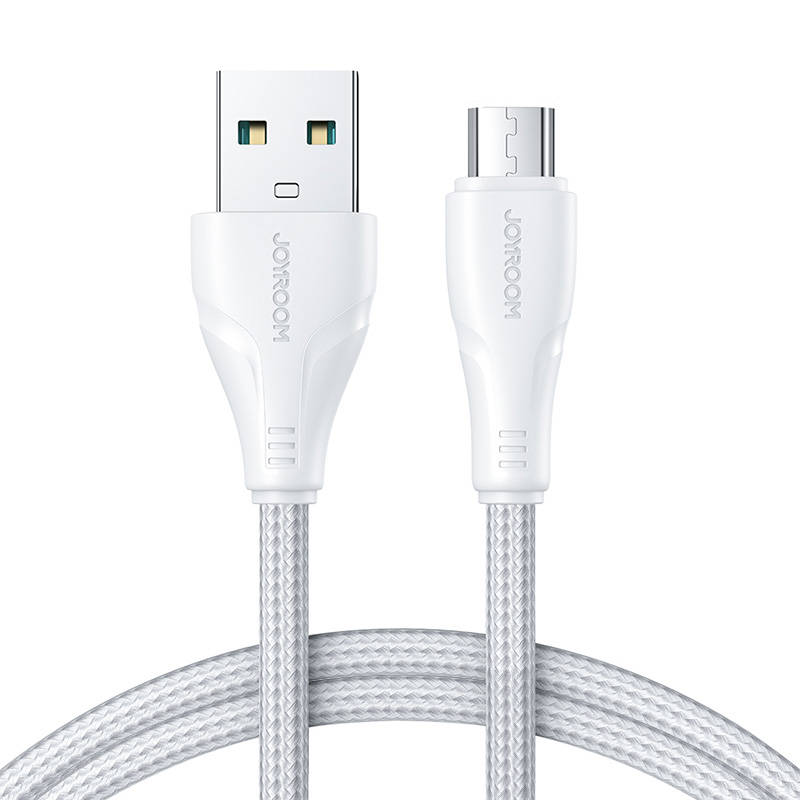 Kaapeli to Micro USB-A / Surpass / 2m Joyroom S-UM018A11 (white) - Kotikauppa