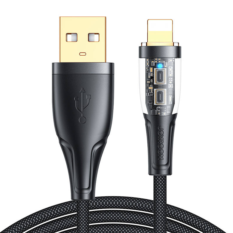 Kaapeli to USB-A / Lightning / 2.4A / 1.2m Joyroom S-UL012A3 (black) - Kotikauppa
