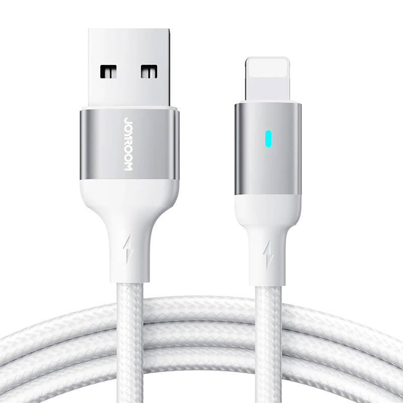 Kaapeli to USB-A / Lightning / 2.4A / 2m Joyroom S-UL012A10 (white) - Kotikauppa