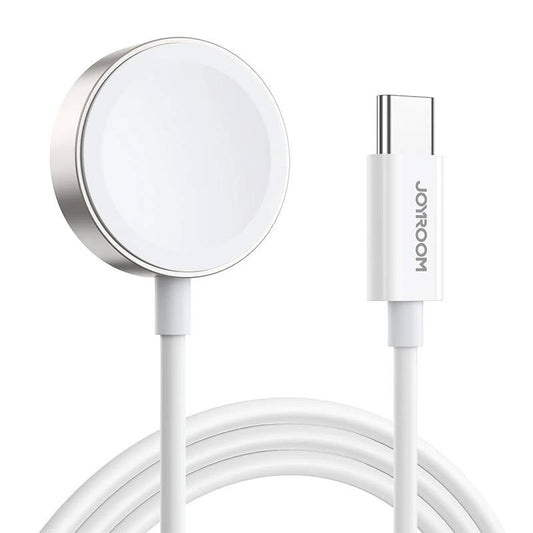 Kaapeli to USB-C / iPhone / Apple Älykello Joyroom S-IW004 (white) - Kotikauppa