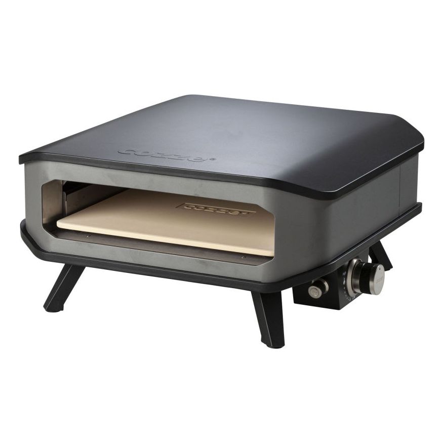 Kaasupizzauuni 17'' pizzakivellä 8kW musta/harmaa - Kotikauppa