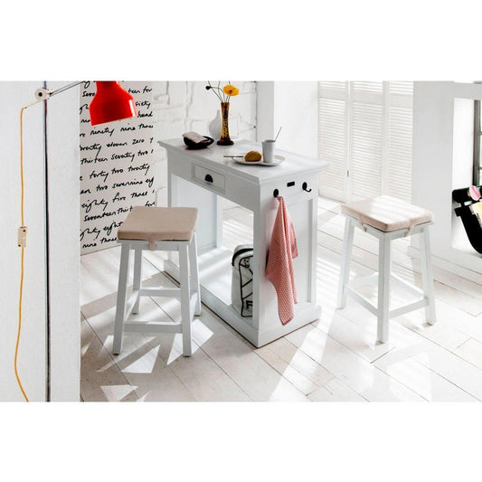 Keittiön pöytä ja kaksi jakkaraa (Halifax) - Kotikauppa