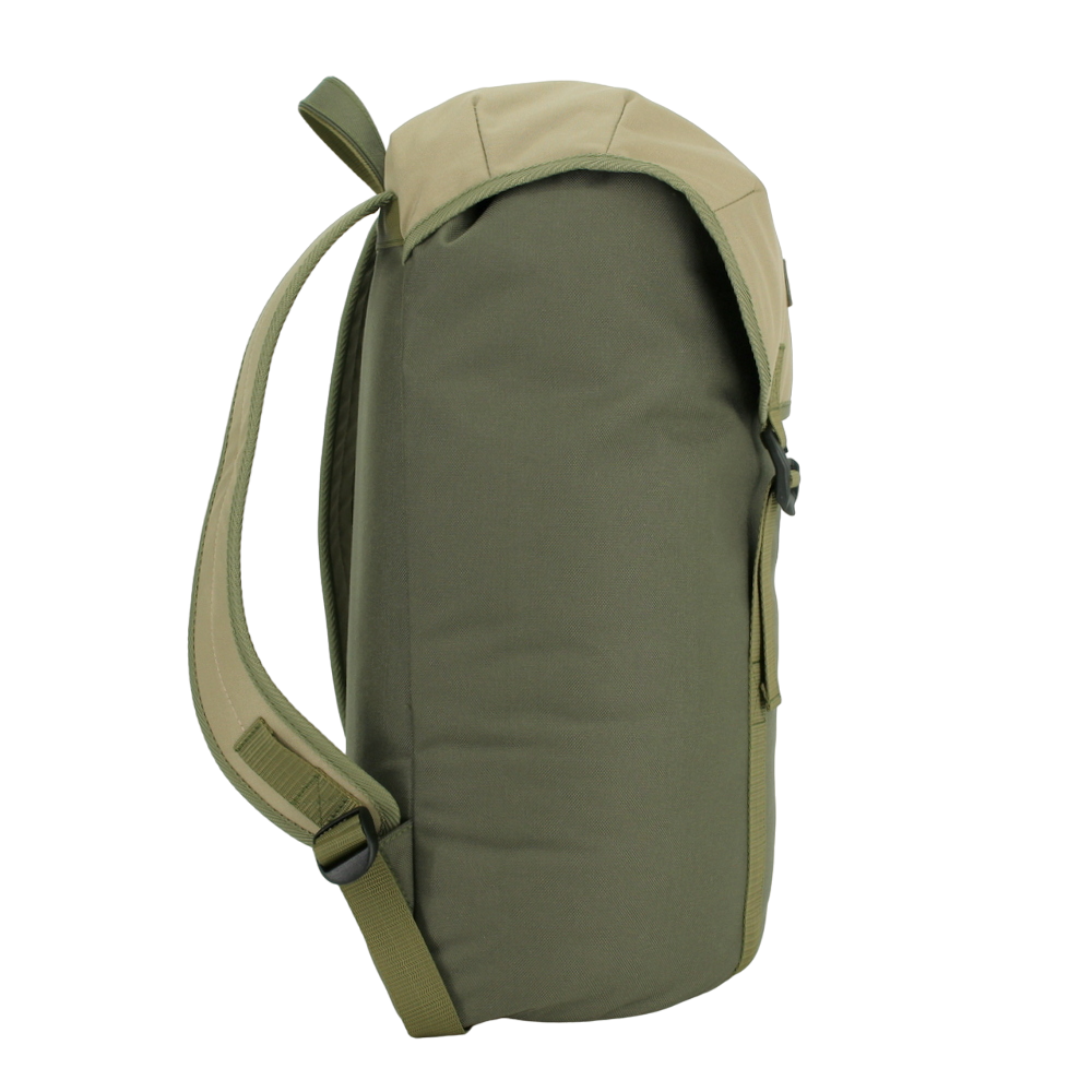Kestävä ja vedenpitävä reppu Cafe 18l G-koukulla (khaki ja beige) - Kotikauppa