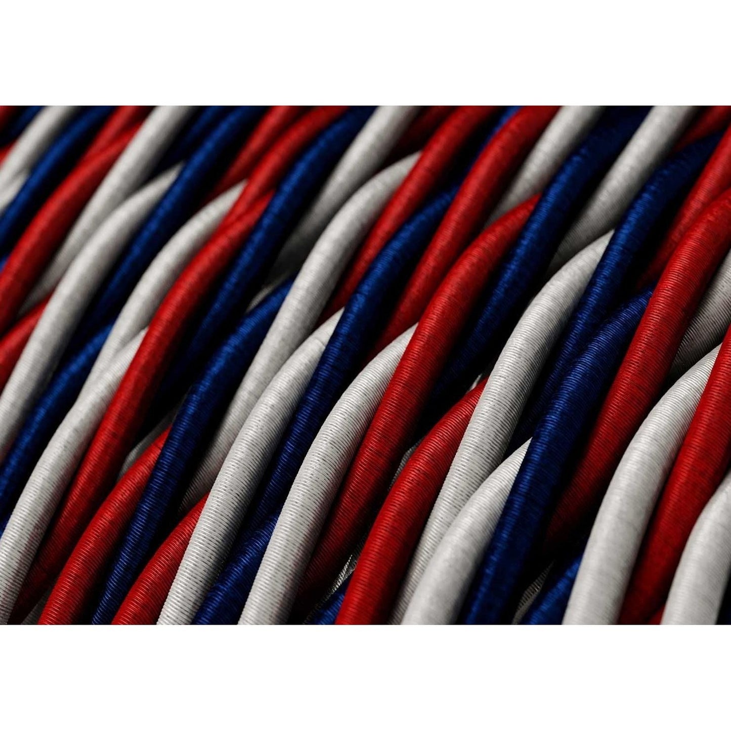 Kierretty sähkökaapeli rayon-kankaalla (3x0,75) väri Usa - Kotikauppa