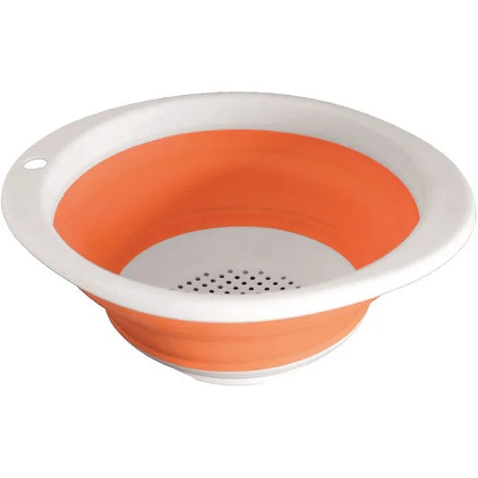 Kokoontaittuva lävikkö Colander oranssi Ø22cm | 0832210N.C11 | 8022068036212 | Kotikauppa | Brunner