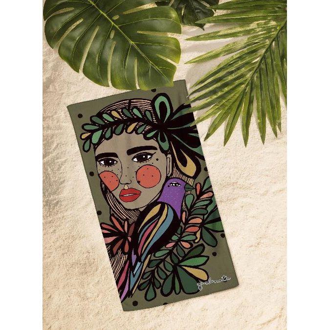 Kylpypyyhe Gabija - Khaki-Garbanota