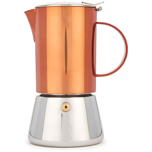 La Cafetière Polished Stainless Steel Copper Stovetop - 300 ml - Kotikauppa