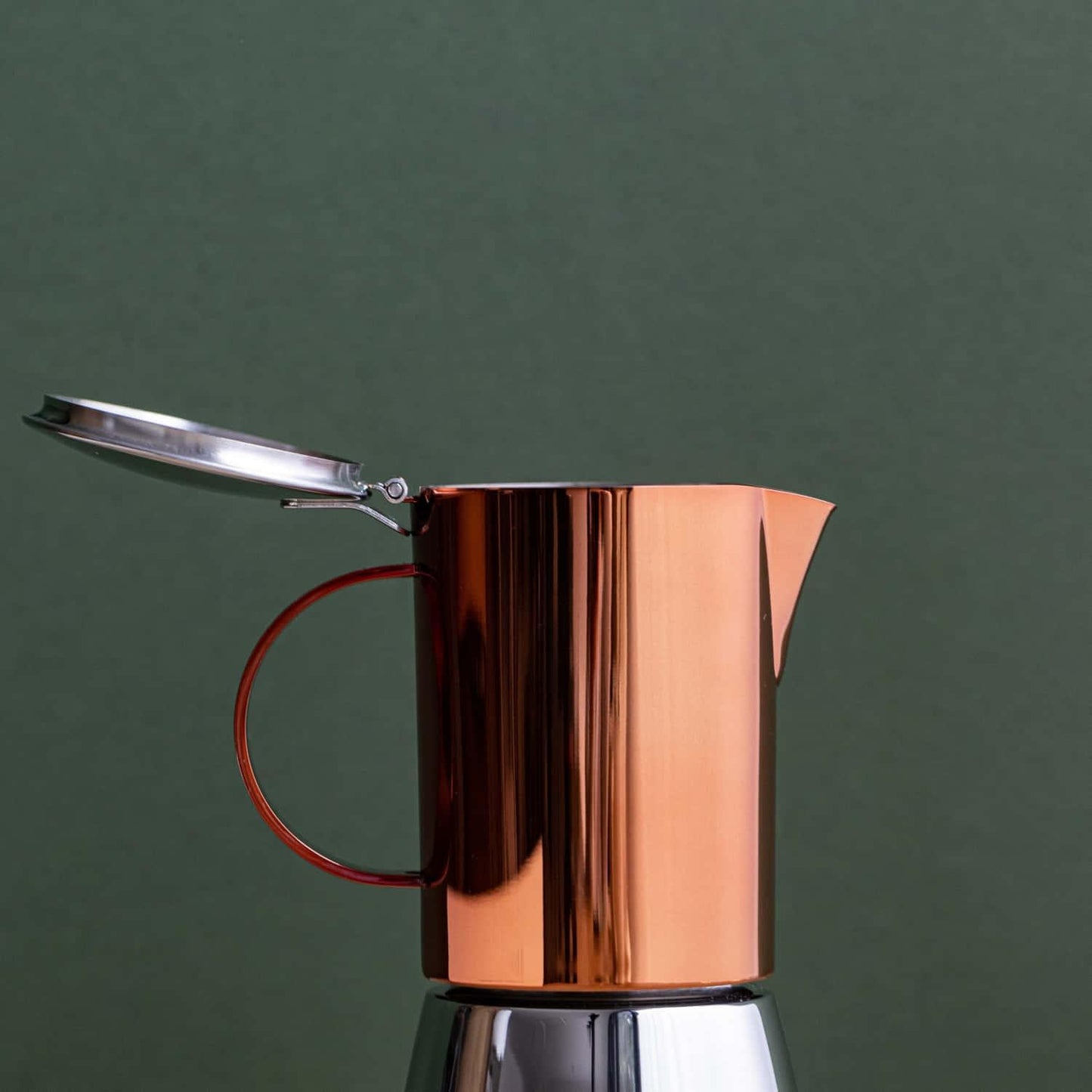 La Cafetière Polished Stainless Steel Copper Stovetop - 300 ml - Kotikauppa