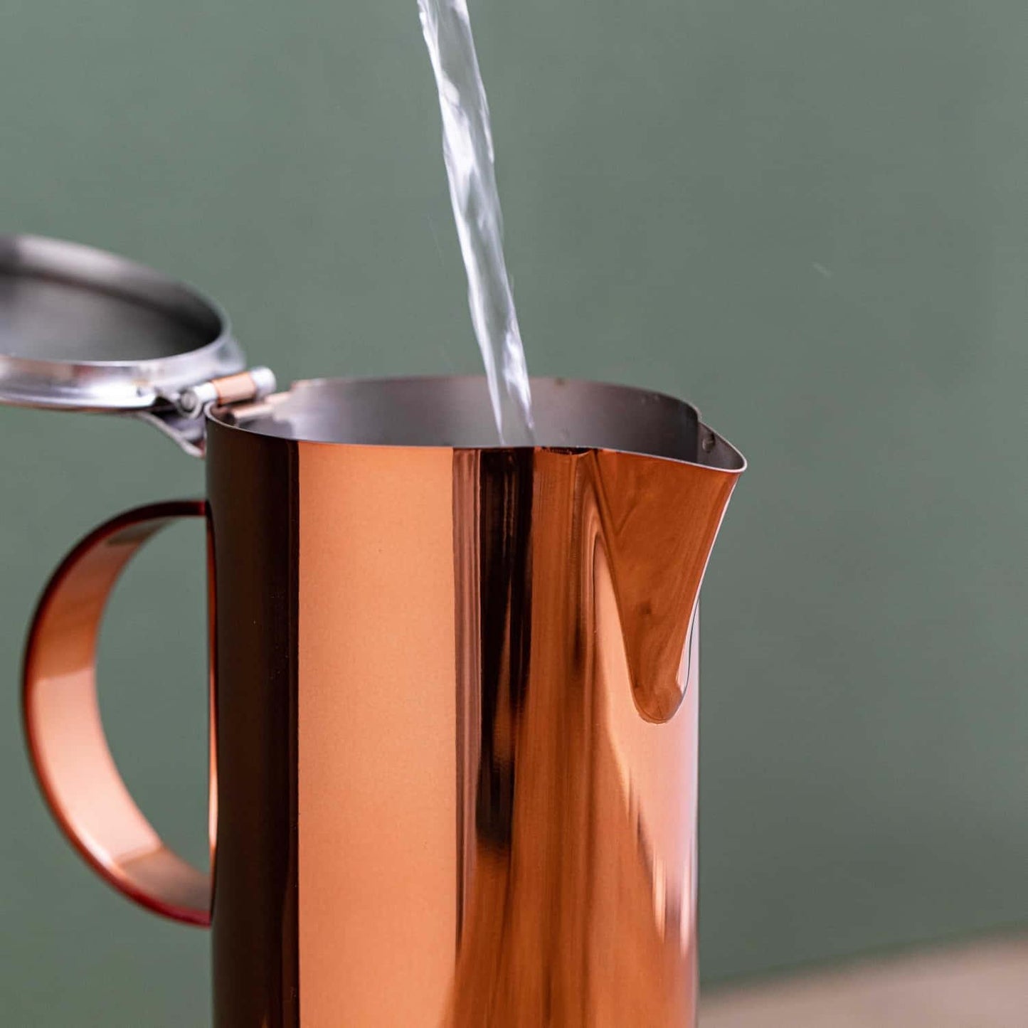 La Cafetière Polished Stainless Steel Copper Stovetop - 300 ml - Kotikauppa