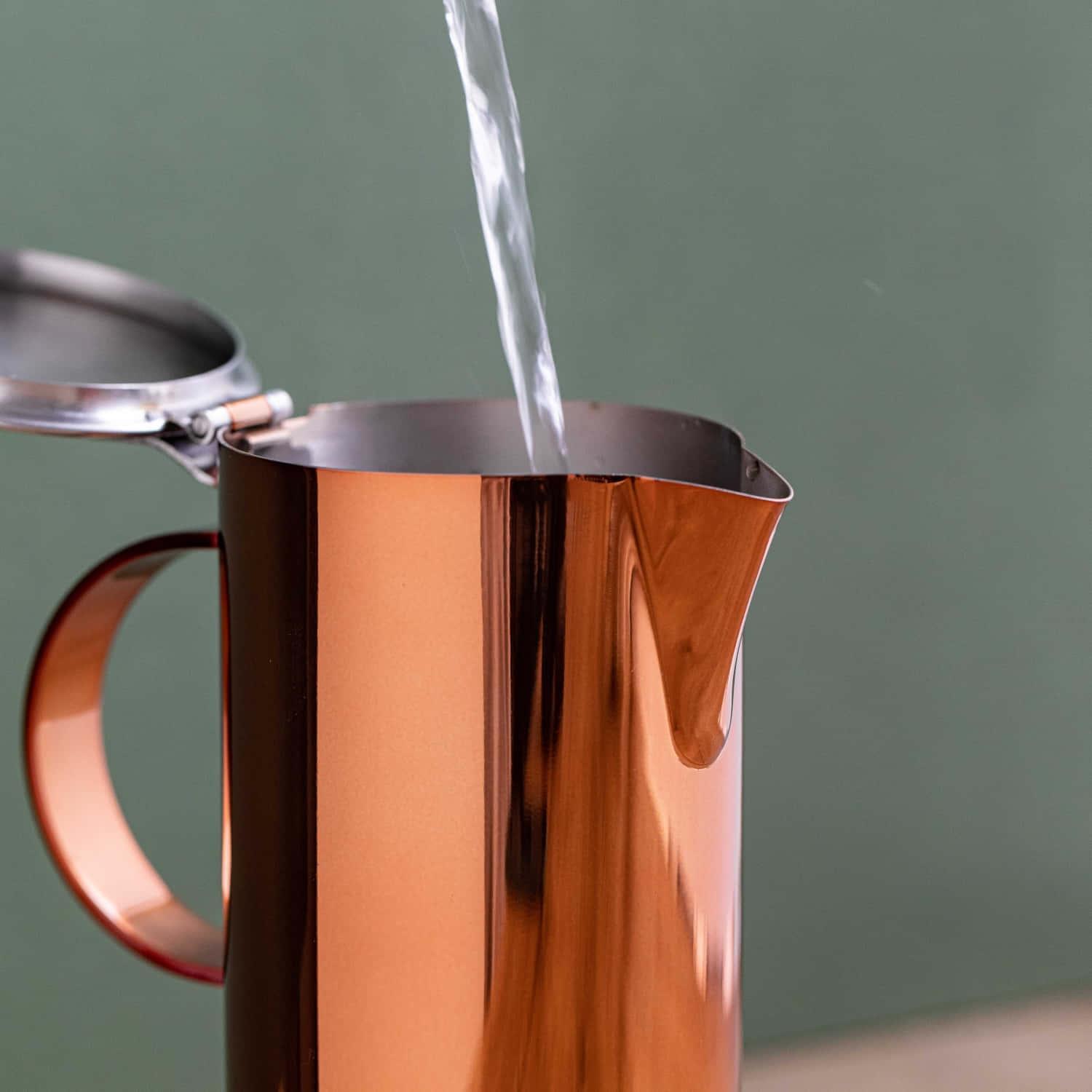 La Cafetière Polished Stainless Steel Copper Stovetop - 300 ml - Kotikauppa