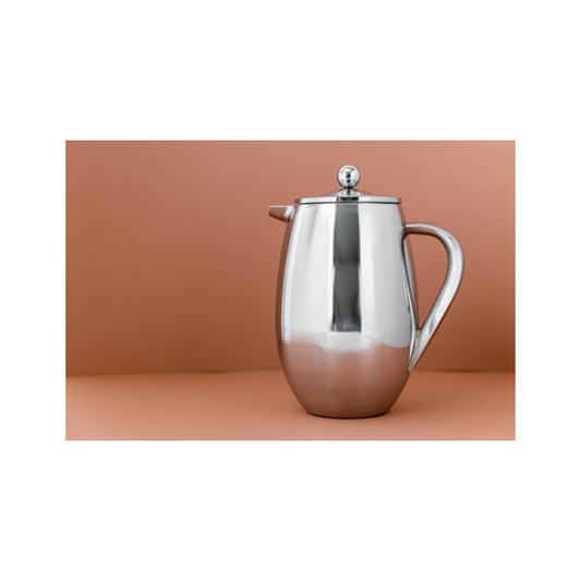 La Cafetière Silver Double Walled Insulated Eight Cup Coffee Maker - 1 Liter - Kotikauppa
