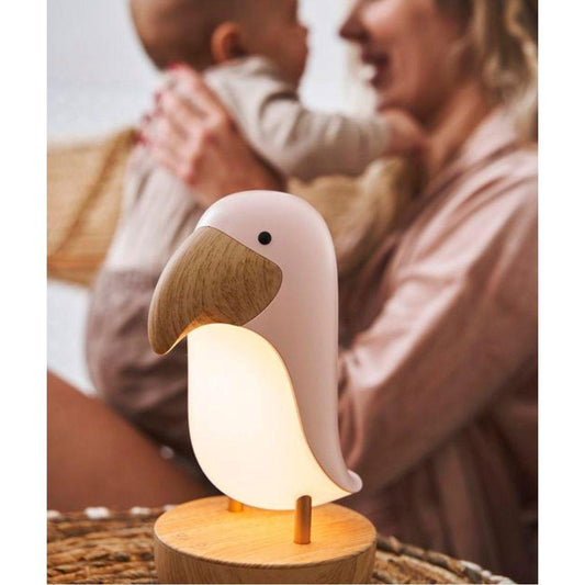 Lamp with Speaker - Pink Bird - Kotikauppa