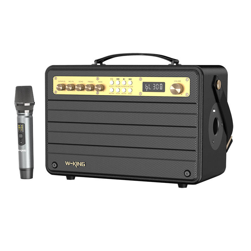 Langattomat Bluetooth kaiuttimet W-KING K6S 100W (black) - Kotikauppa