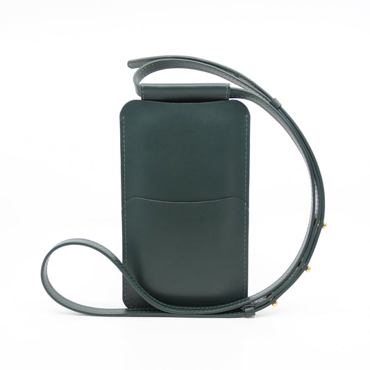 Leather Phone Bag - Forest Green - Kotikauppa