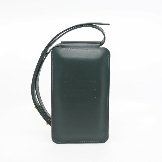 Leather Phone Bag - Forest Green - Kotikauppa