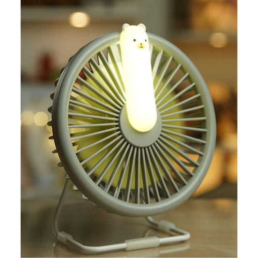Little Bear Fan Lamp - Grey - Kotikauppa