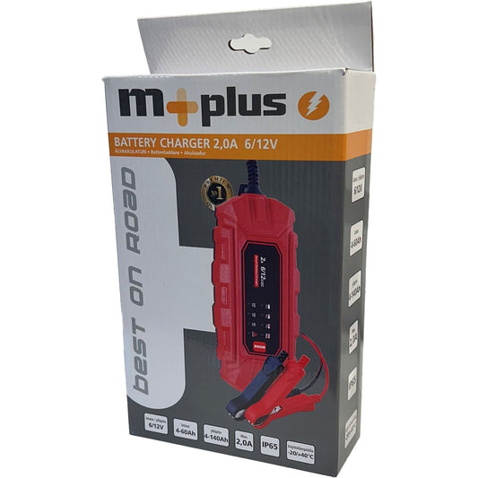 Akkulaturi älyversio M+, latausvirta 2,0A jännite 6/12V