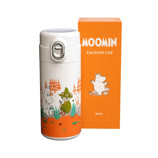Termospullo Muumi 330 ml valko-oranssi
