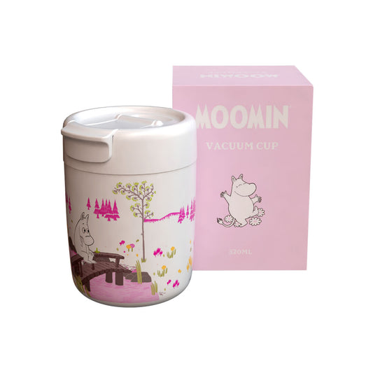 Termosmuki Muumi 320 ml valko-pinkki