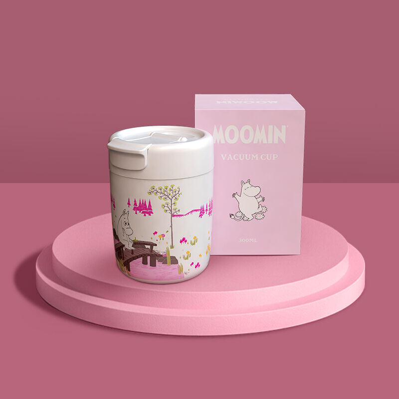 Termosmuki Muumi 320 ml valko-pinkki