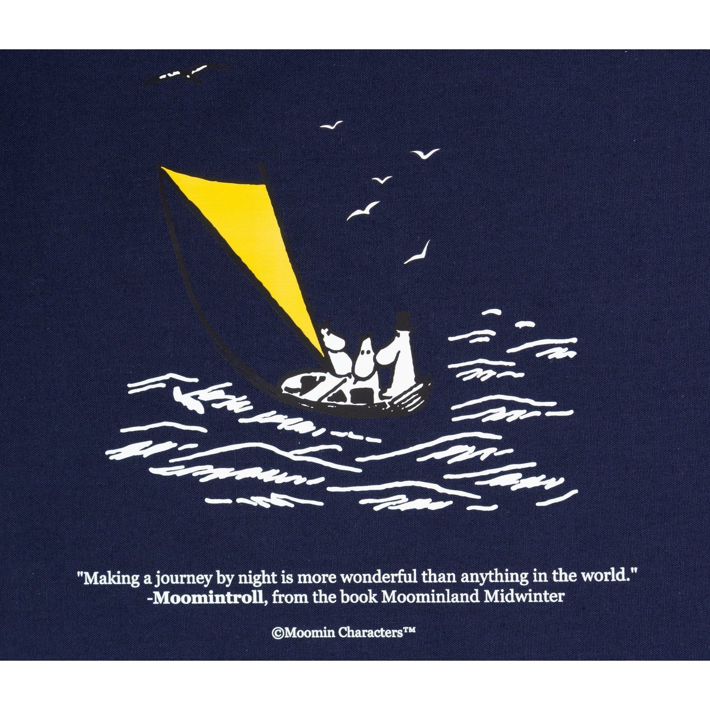 Moominpappa at Sea Tote Bag - Navy Blue