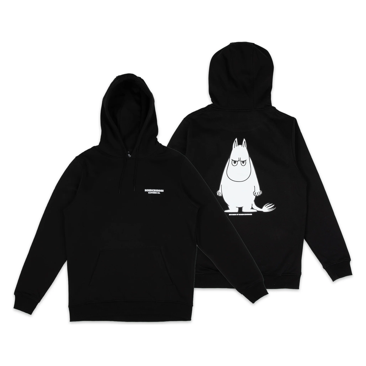 Moomintroll's Temper Hoodie Unisex - Black