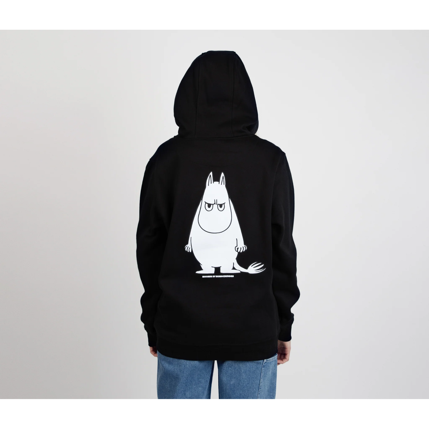 Moomintroll's Temper Hoodie Unisex - Black