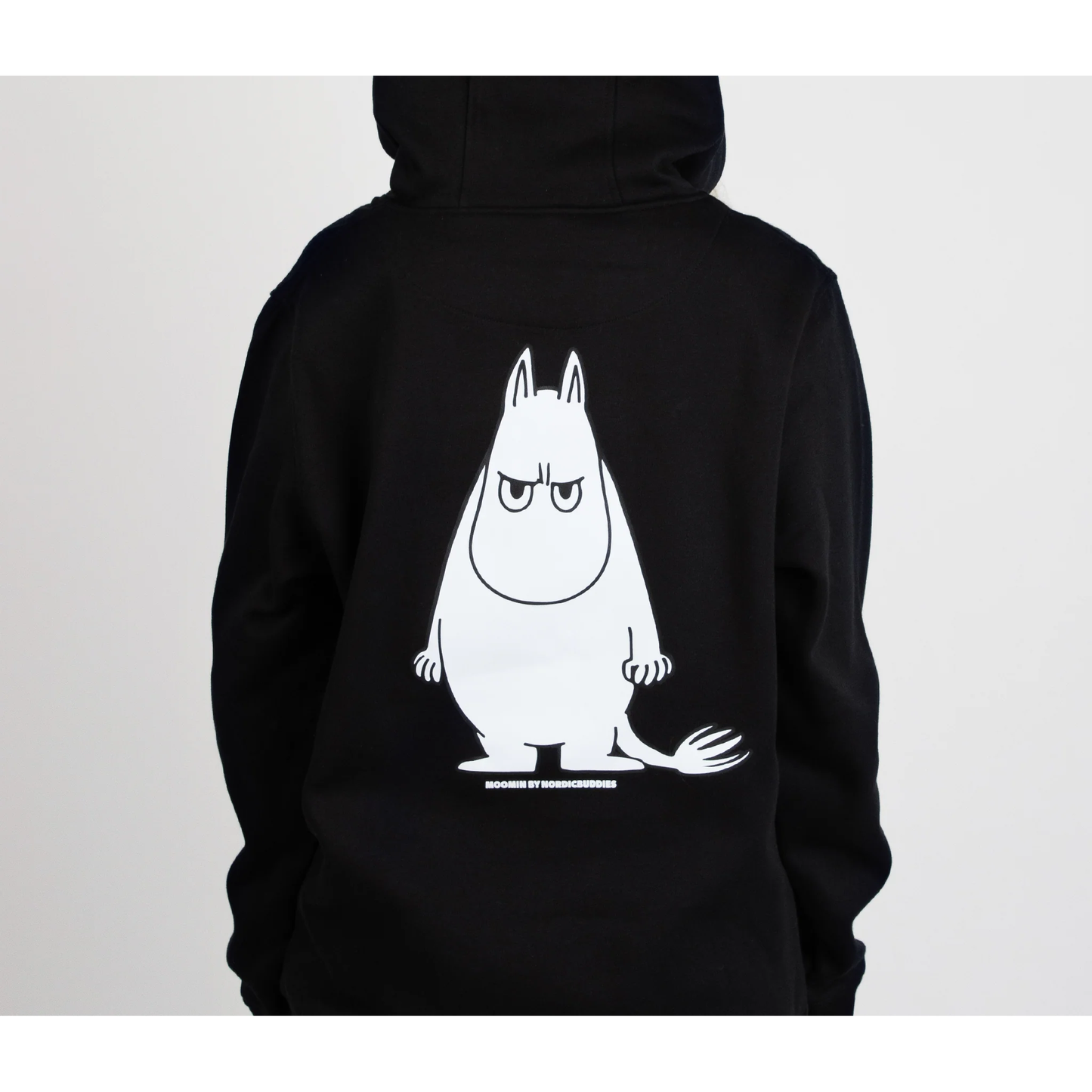 Moomintroll's Temper Hoodie Unisex - Black