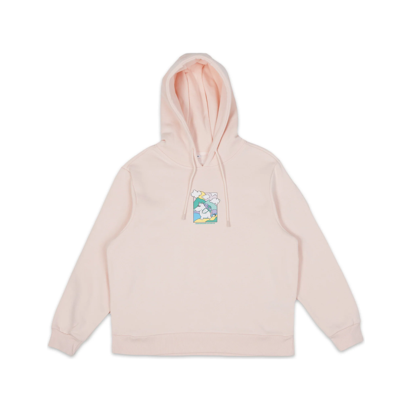 Moomintroll's Adventure Hoodie Ladies - Light Pink