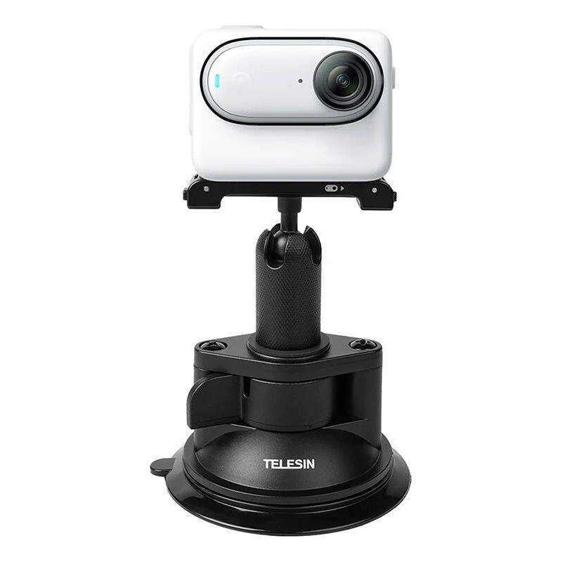 Magnetic Base and Suction Cup Base Set TELESIN for Insta360 GO 3 - Kotikauppa