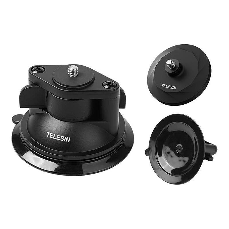 Magnetic Base and Suction Cup Base Set TELESIN for Insta360 GO 3 - Kotikauppa