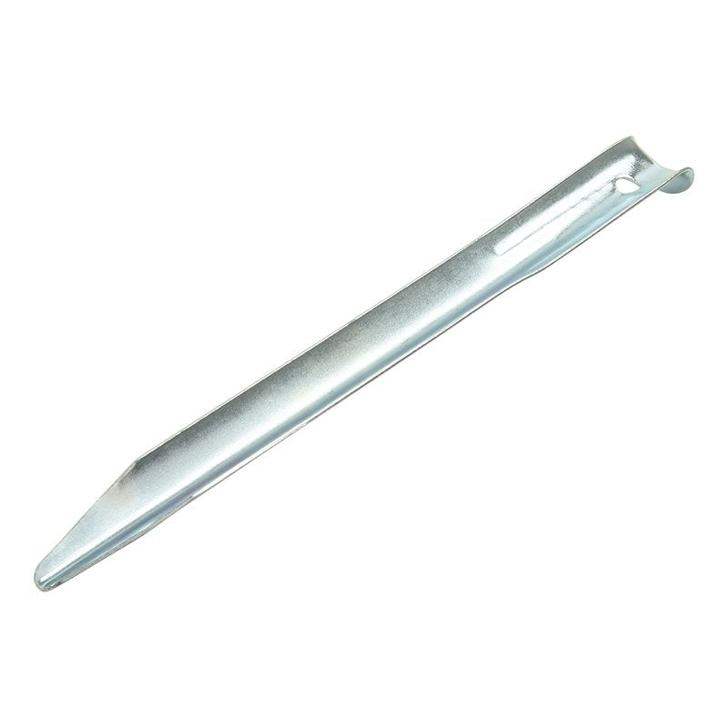 Metallinen puolipyöreä telttakiila 22cm 10 kpl sisään polyeteenipussissa - Kotikauppa