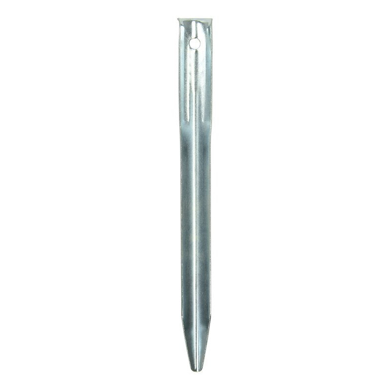 Metallinen puolipyöreä telttakiila 22cm 10 kpl sisään polyeteenipussissa - Kotikauppa
