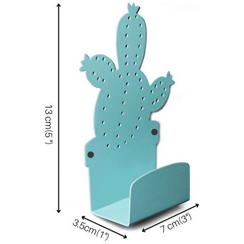 Metalliset kaktusripustimet (6 kpl) *eri värejä* - Kotikauppa
