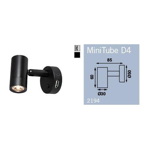 Frilight LED-valo Mini Tube, ladattava PowerLED