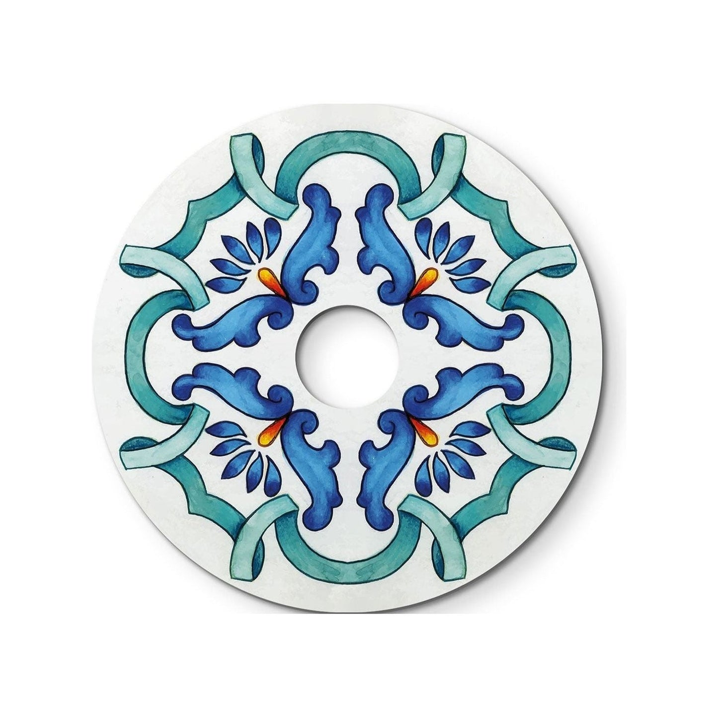 Mini Ellepì 'Maioliche' litteä lampunvarjostin E27 (useita värejä) - Kotikauppa