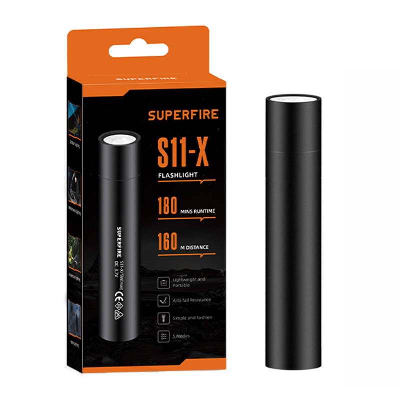 Minitaskulamppu Supfire S11-X, 700lm, USB - Kotikauppa
