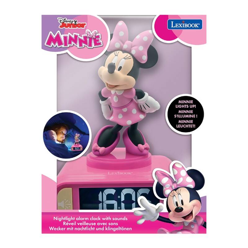 Minnie Lexibook alarm clock with light - Kotikauppa