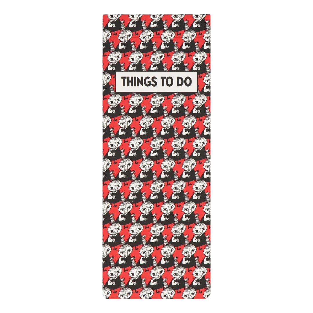 Moomin Pop Art To-do lehtiö punainen | 43019