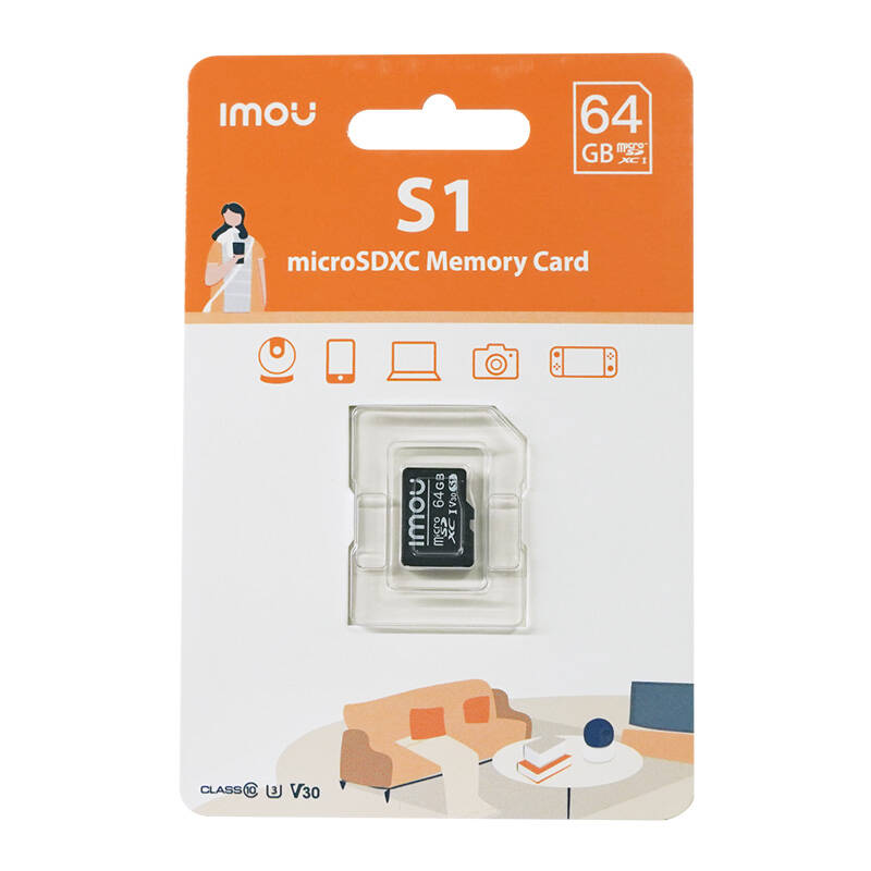 MuistikorttiImou microSD (UHS-I, SDXC, 10/U3/V30, 95/38) - Kotikauppa