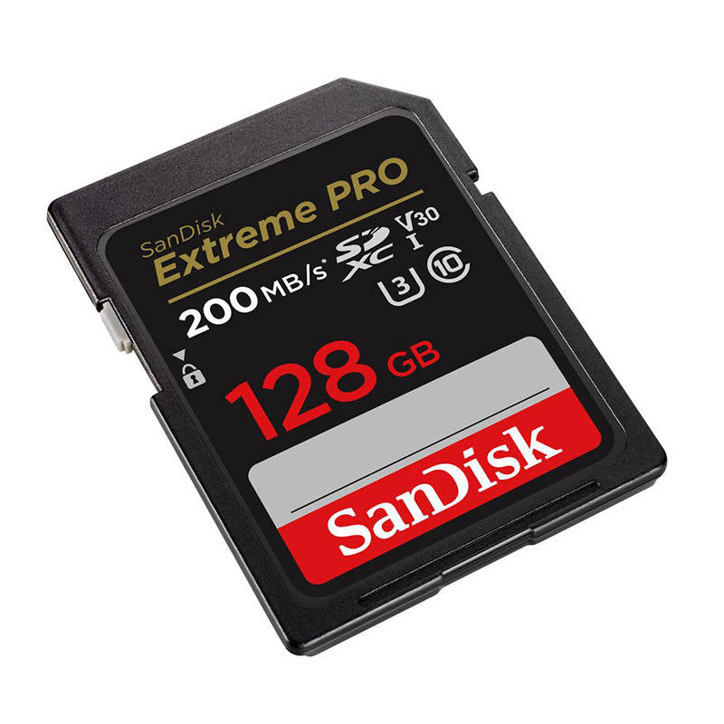 MuistikorttiSANDISK EXTREME PRO SDXC 128GB 200/90 MB/s UHS-I U3 (SDSDXXD-128G-GN4IN) - Kotikauppa