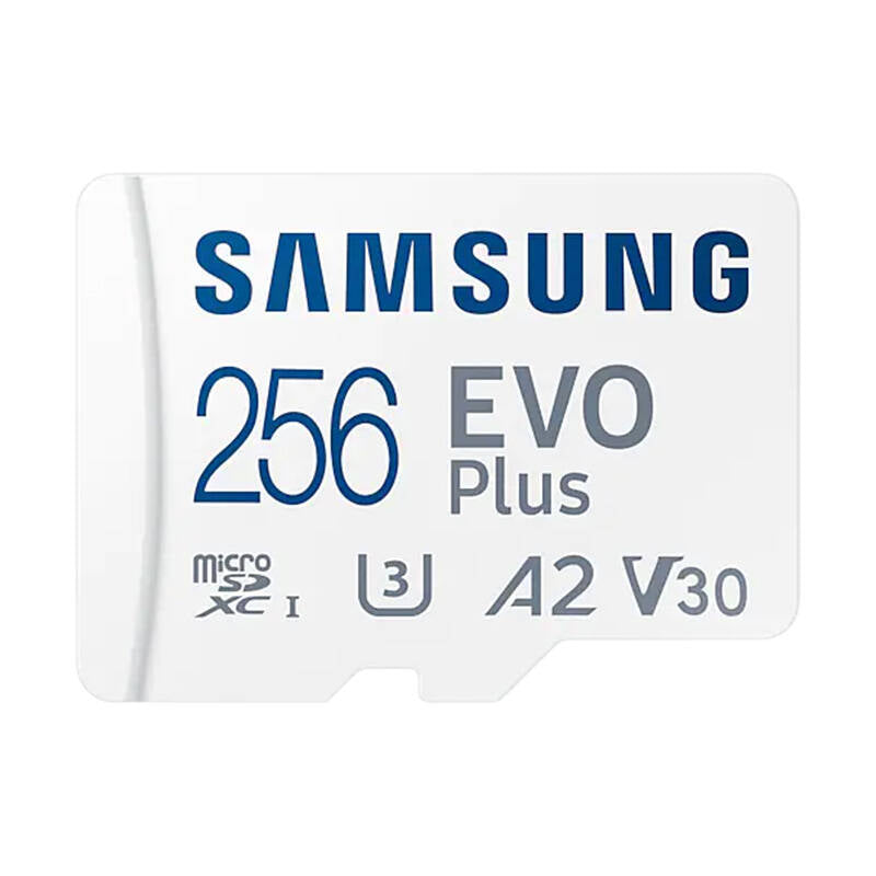 MuistikorttiSamsung microSD MB-MC256SA EU EVO Plus 256GB + adapter - Kotikauppa