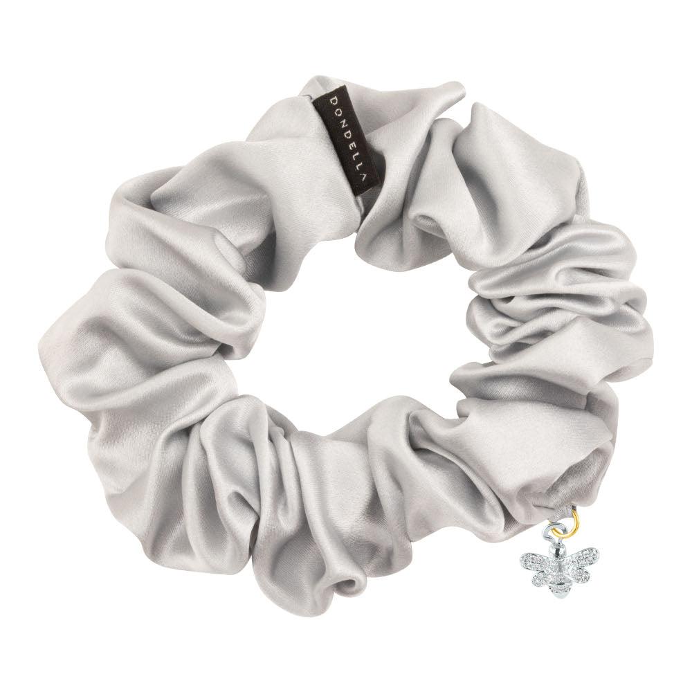 Murberry-silkki scrunchie/hiusdonitsi (hopea mehiläinen)-Dondella